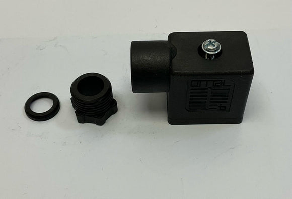 Omal  10/250  Solenoid Valve Connector  2-Pin + Ground