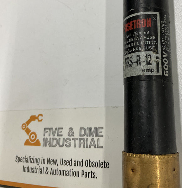 Fusetron FRS-R-12 Lot of (2)  Dual Element Time Delay