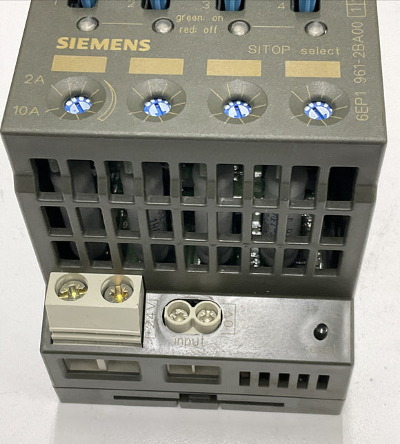 Siemens 6EP1 961-2BA00 Sitop Diagnosis Module 24ADC / 40A