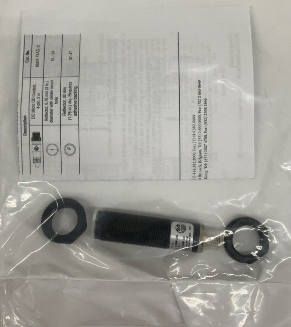 Allen-Bradley 42CA-P2MPB-D4 Red Led  Polarized Retro PNP Sensor 3.8M