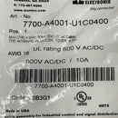 Murr 7700-A4001-U1C0400 Mini 7/8" 4 Pole, Male Power Cable 4 Meters-6