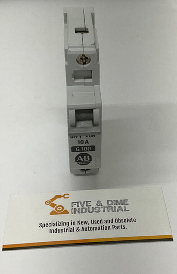 Allen Bradley 1492-CB1G100  Ser. B Din Mount Circuit Breaker 10 Amp