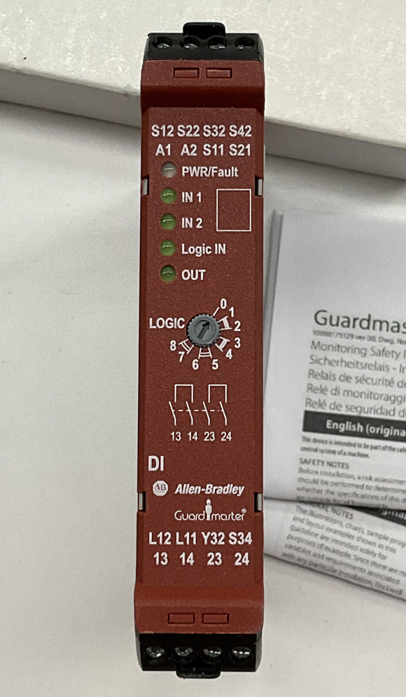 Allen Bradley 440R-D22R2 Ser A GuardMaster Dual Input Safety Relay
