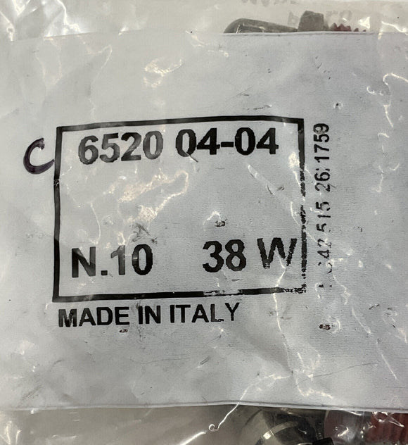 Camozzi 6520 04-04  Swivel Male Elbow 1/4 OD X 1/4 Npt Package of 10