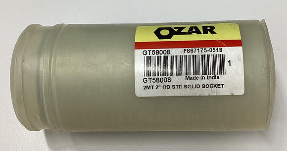 Ozar GT58008 2MT 2" OD Standard Solid Socket