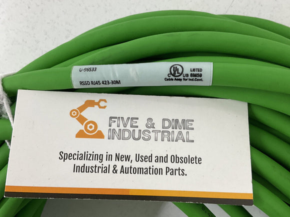 Turck RSSD RJ45 423-30M U-96533 Network Hybrid 4-Pin 30 Meters