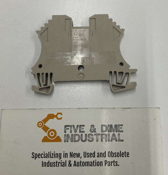 Weidmuller WDU 2.5 Terminal Block Lot of (16)