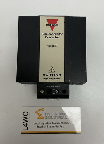 Carlo Gavazzi RN1A48D63 Solid State Relay 5 to 32 VDC AC51:63A, 480 VAC