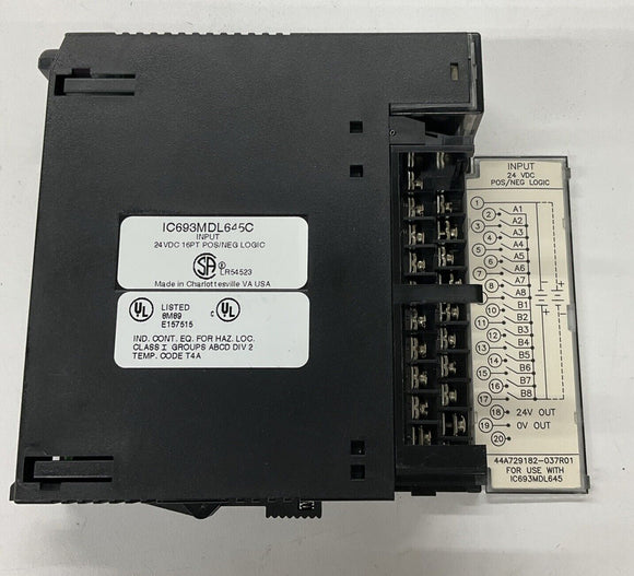 Fanuc IC693MDL645C 16PT Input Module 24VDC
