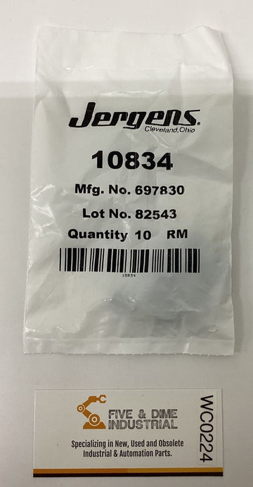 Jergens 10834 .250 OD Steel Press Fit Plunger 697830 10-Pack