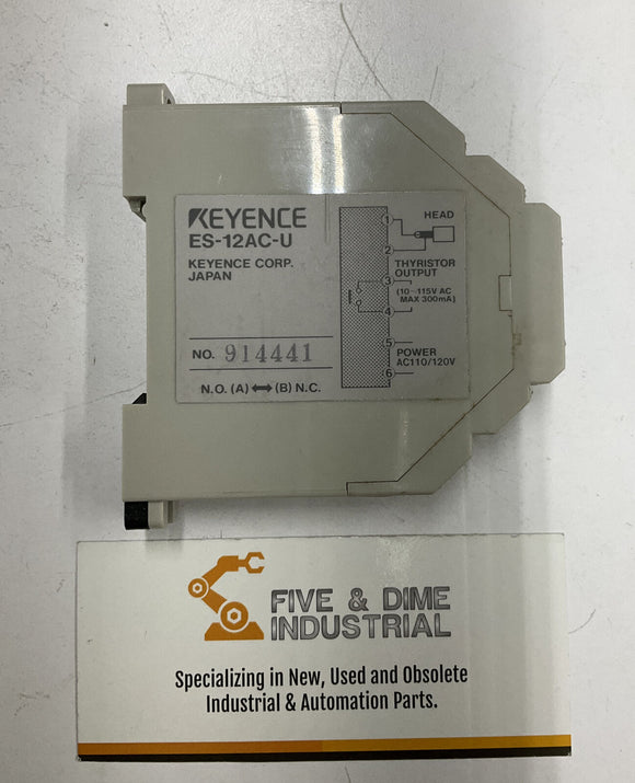 Keyence ES-12AC-U Proximity Sensor Amplifier