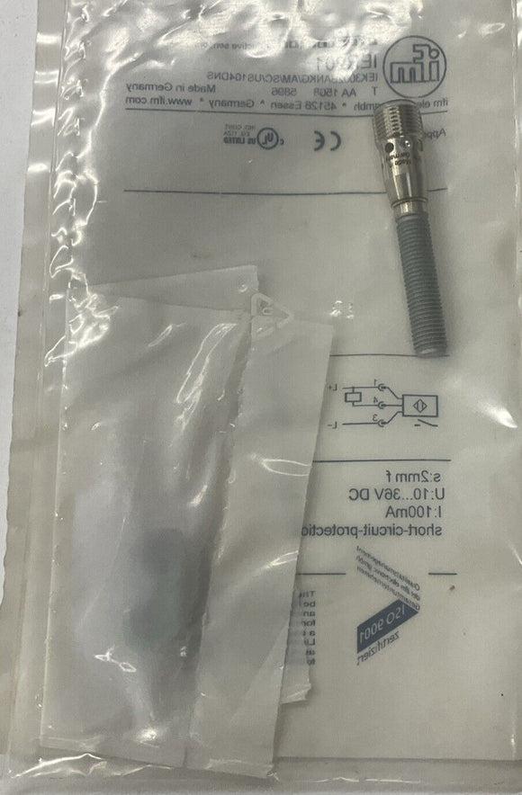 IFM Effector IER201 Inductive Sensor IEK3002BANKG/AM/SC/US-104-Dns