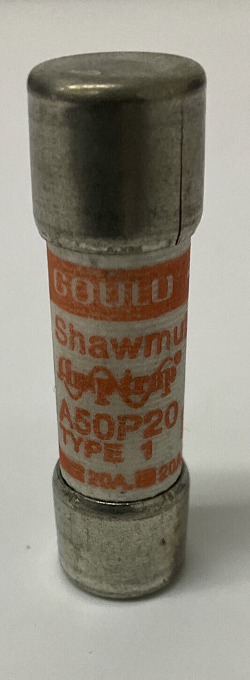Gould Shawmut AP50P20 Type 1  20A fuses Package of (5) - 0
