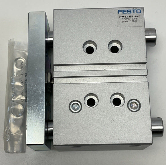 Festo DFM-32-25-P-A-KF Guided Pneumatic Cylinder 32mm Bore, 25mm Stroke 170930