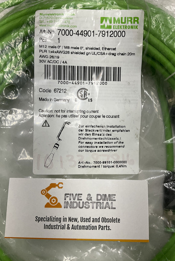 Murr Elektronik 7000-44901-7912000 4-Pin Cordset