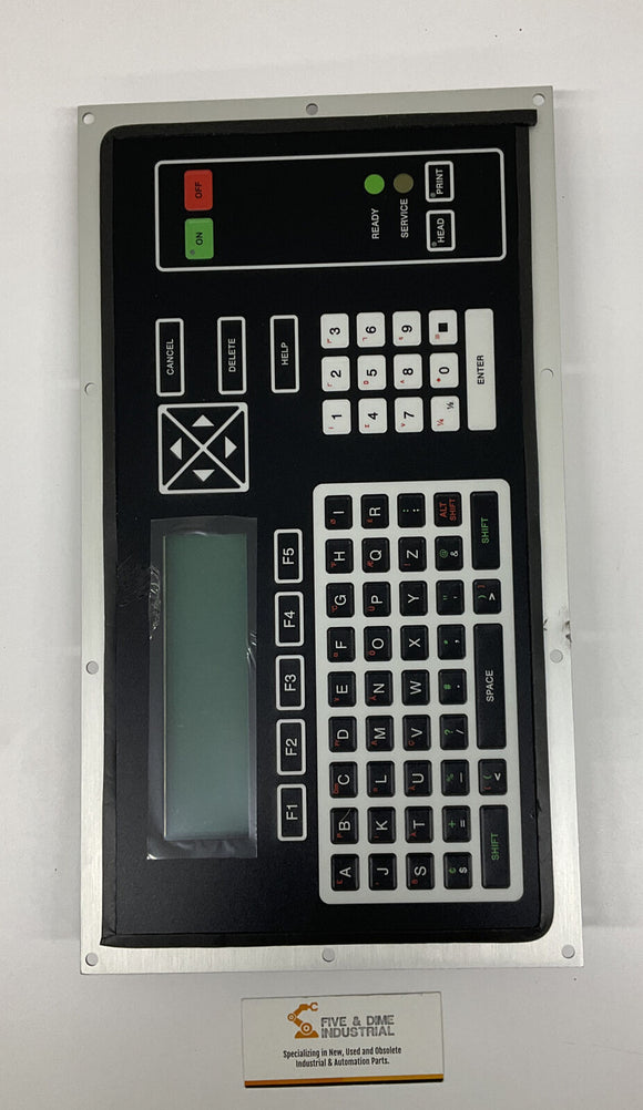VideoJet 355060-01 Rev. N Operator Interface Panel