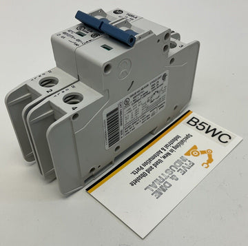 Allen Bradley  1489-A2D040  4 Amp, 2 Pole Circuit Breaker 48 VDC,  480Y/277 VAC