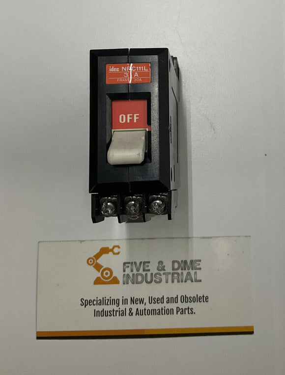 Idec NRC111L Circuit Breaker 3-Amp 250 VAC