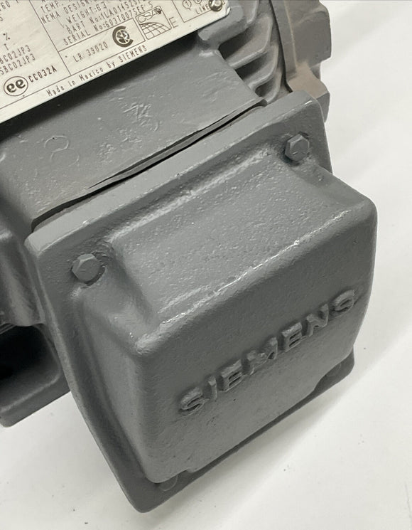 Siemens R6ZPSD 2-HP Motor 3495 RPM, Frame: 145T 230/460 60Hz 3-Phase