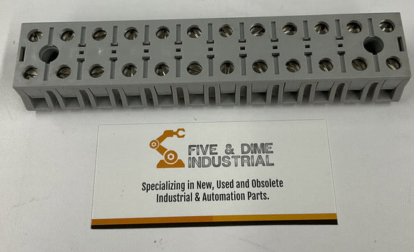 Marathon Electric 0987-RZ-TC-12 Panel Barrier Terminal Block. 12 Position.