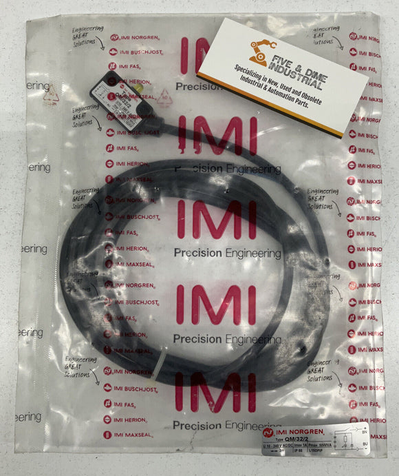 Imi Norgren QM 32 2 Reed Switch 10 240 Volts AC DC 50W VA  2 Meters
