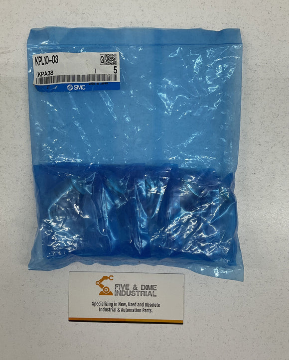 SMC KPL10-03  Push Connect Valve 90 Degree (Lot of 5)