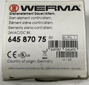 Werma 645.870.75 Siren Alarm Element 24VAC/DC Black 645-870-75-4