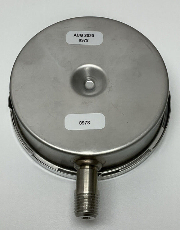 Ashcroft  35-1009-SW-02L Ammonia Gauge 3-1/2", 30 in.Hg-150 Psi, SS 1/4" NPT