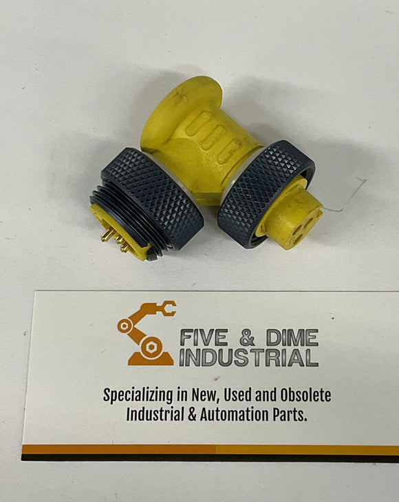 TPC Wire & Cable 84013-98067 Adapter Super Trex 90° Mini 16/3 3-Pin M/F