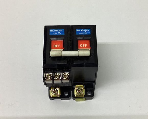 Idec NRC211L-1A 1 Amp 2-Pole Circuit Breaker