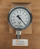 Wika 4" SS Vacuum Gauge 4297602 10 In H2O 1/2" Npt Swiss Made-1