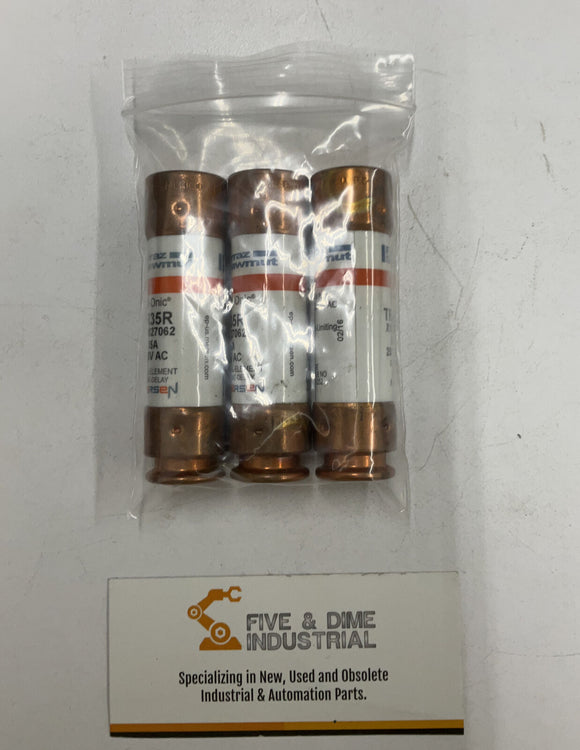 Ferraz Shawmut TR35R Lot Of 3  35A 250V