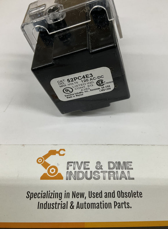 Siemens 52PC4E3 Pilot Light Green Full Voltage 120V AC/DC