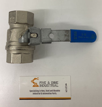 Bonomi S.93  1"  EN-10266-1M Ball Valve with Locking Handle