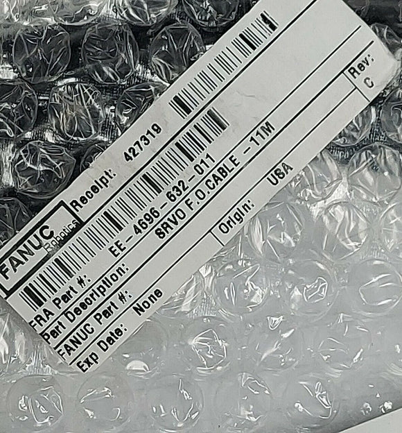 Fanuc Robotics EE-4696-632-011 Fiber Optic Serco Cable 11M