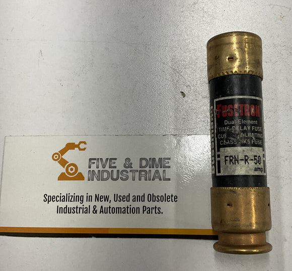 Bussmann  FRN-R-50 Fusetron Fuses Dual Element  50A 250V  Lot of 3