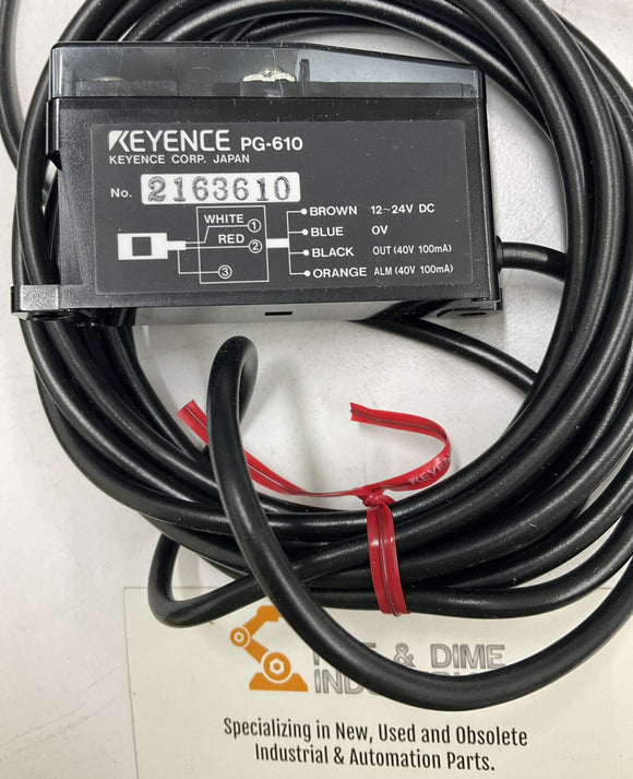 Keyence PG-610 Optical Fiber Sensor