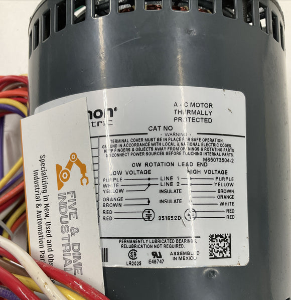 Marathon 48Y Frame 3/4 HP Industrial Motor 1075 RPM 120 / 205-240 Vac