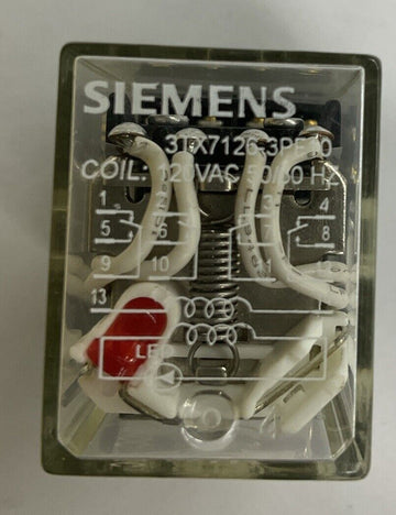 Siemens 3TX7126-3PF10 Coil Relay 3A 120/240 VAC, 30 VDC - 0