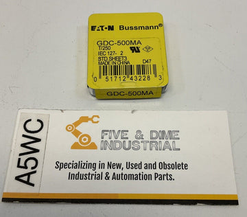 Bussmann GDC-500MA Fuses Box of 5