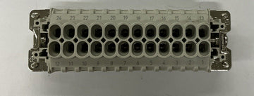 Weidmuller 1211100000 HDC HE-24 24 Contact Heavy Duty Connector