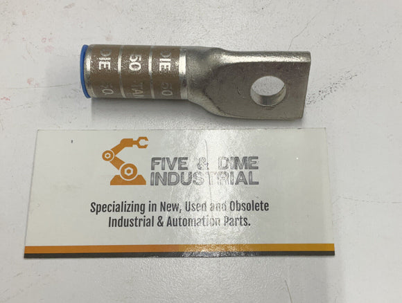 Thomas & Betts 60130 Aluminum Tan Logs 3/8" Bolt 1/0 Wire Lot of 3