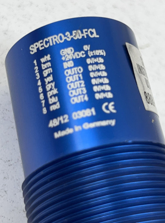 Sensor Instruments Spectro-3-50-FCL Color Sensor Light Module Spectro