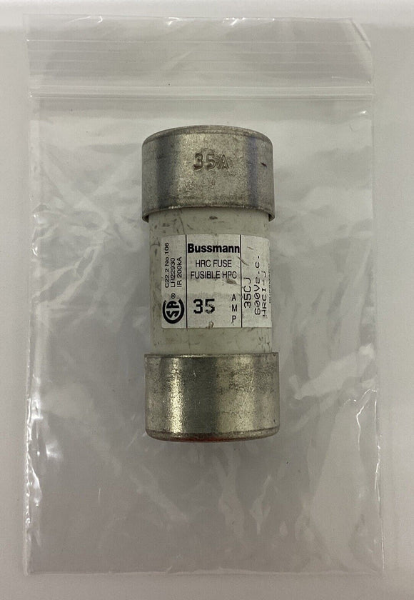 Bussmann 35CJ / HRC-35 High Rupture 35 Amp, 600V Fuse