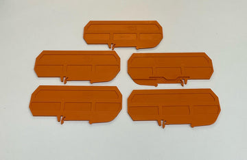 Wago 209-191 Terminal Block Separator 120mm Orange Lot of 5