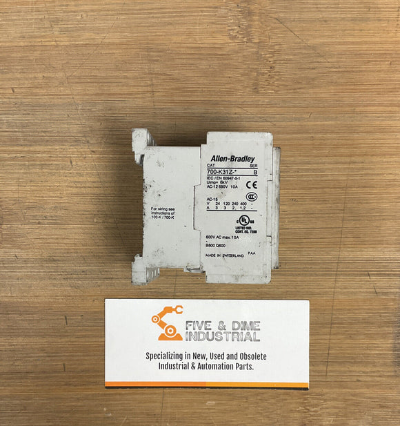 Allen Bradley 700-K31Z 24 VDC Coil Relay
