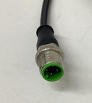 Murr 7000-40021-6140700 M12, 4-Wire Male/Female Cable 7M-3