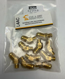 Parker 6-2-VTX-B Triplelok 37° Male JIC X Male 1/8" NPT 45° Elbow Fitting 10-Pcs-1