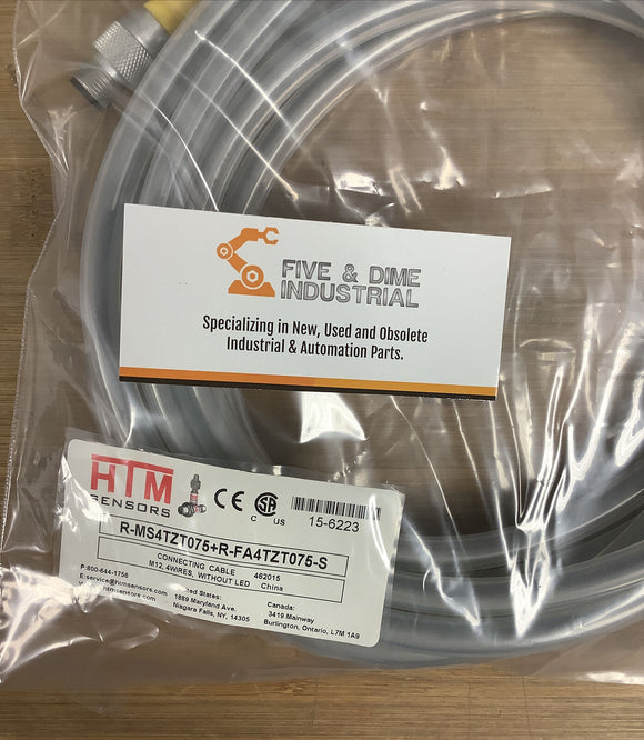 HTM Cable 15-6223 Male Straight Female 90° Weld Proof