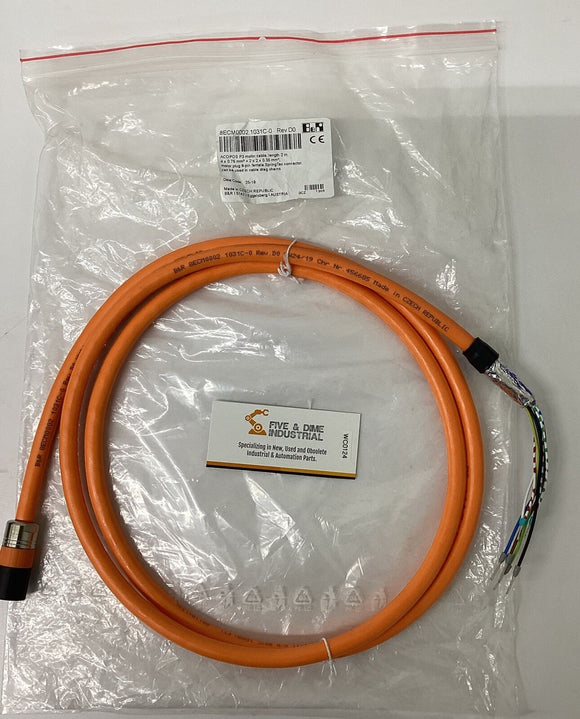 ABB B&R BECM0002.1031C-0 Rev D0  2-Meter 3P Motor Cable